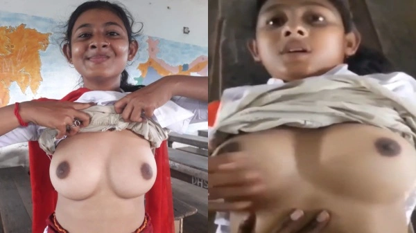 College lovers caught Aunty Maza Com wild