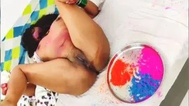 Couple’s Hard Auntymaza Sex After Holi