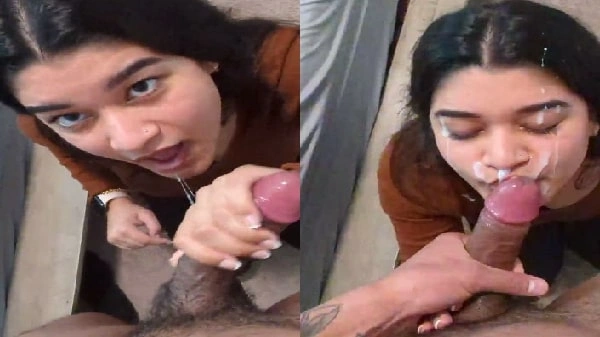 Girl cum facial Aunty Uncle Sex explosive