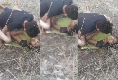 Girl enjoys outdoor Aunty XXX Video sex
