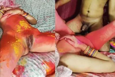 Holi naked Anty Sex husband and wife