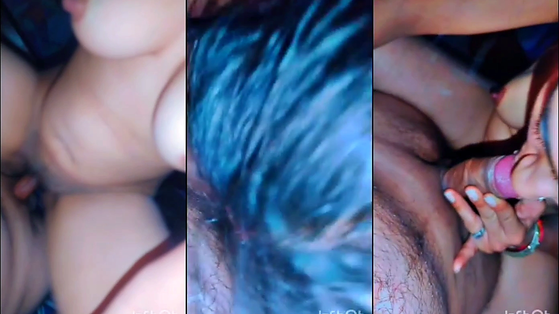 Indian homemade porn featuring a woman swallowing and fucking a dick