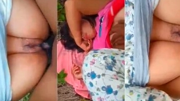 Man Fucks Girlfriend in Bushes