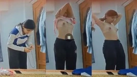 Sister dresses in Telugu Aunty XNXX video