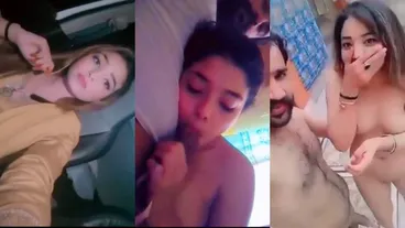 Two viral Desi Hindi Sex nudist blowjob videos