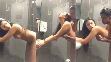 Young Couple’s Bathroom Sex Recording